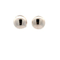 SS18-359134 Sterling Silver Round Shaped 1/2 Inch Huggie Earrings